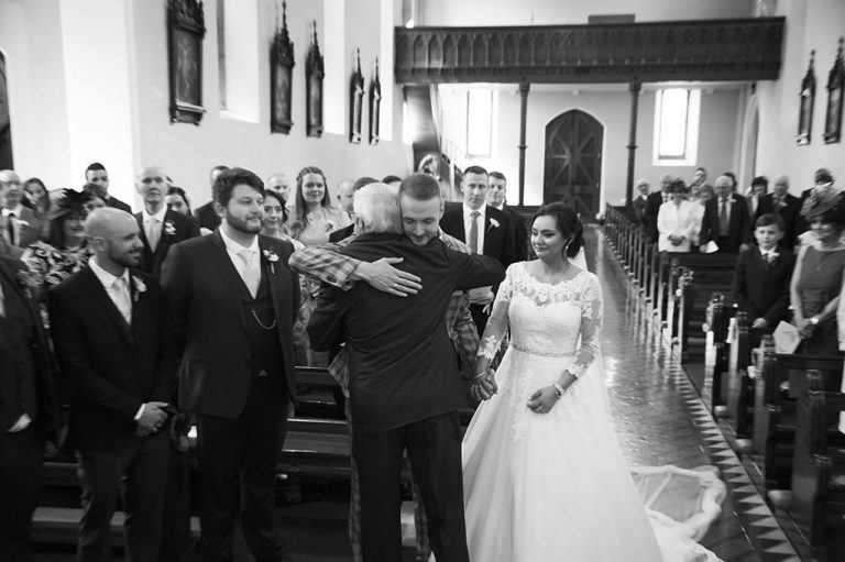Church Of The Immaculate Conception Termonfeckin image of wedding photographs Westcourt Hotel Drogheda Louth Ireland irish photographer Deryck Tormey